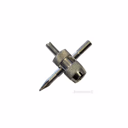 4 Way Tyre Valve Repair Tool - Silverline 380153 - valve repair tyre tool silverline way 4 380153