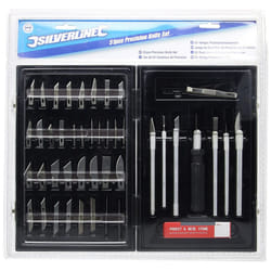 Silverline 251239 Precision Hobby Knives 51-Piece Set