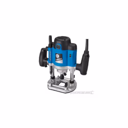 Silverline Diy 1500w Plunge Router 1/2" 1500w - 12 264895 - 1500w router 12 plunge silverline diy 264895