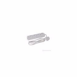 4 Way 2m Switched Extension Lead - Silverline 341158 4 Neon - extension lead switched 2m silverline 341158 4way neon