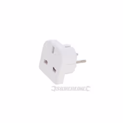 220 - 240v Uk To Eu Travel Adaptor - Silverline 171631 -  travel adaptor eu uk 220 silverline 240v 171631