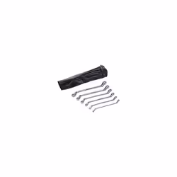 6-17mm 6 Piece Deep Offset Ring Spanners - offset ring silverline spanners deep 6 673424 17mm 6pce