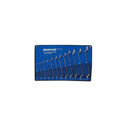 Silverline Deep Offset Ring Spanners Set 12pce 6 - 32mm - 627185 - offset ring silverline spanners 627185 deep 12pce 32mm