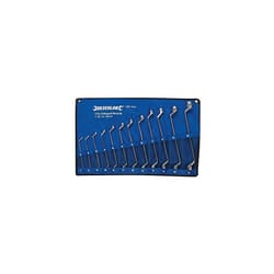 Silverline Deep Offset Ring Spanners Set 12pce 6 - 32mm - 627185 -  offset ring silverline spanners 627185 deep 12pce 32mm