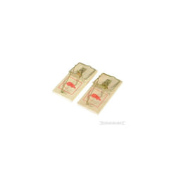 Set Of 2 Fixman Classic Mouse Traps - Trap Wooden Reusable Mice Bait Vermin -  mouse trap wooden reusable traps mice bait vermin control rodent pest