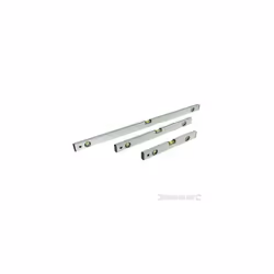 3 Piece Builders Levet Set - Level 600 Silverline 400 1000mm Spirit 3pce 119688 -  level set builders 600 silverline 400 1000 ...