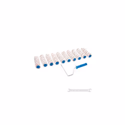 Silverline Roller Frame & 10 Sleeves 254mm - Decorating 271515 Paint Rollers -  10 roller frame silverline sleeves 254mm deco ...