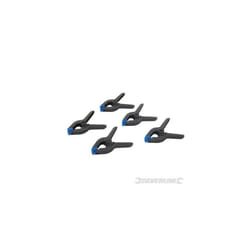 Silverline Spring Clamps 5pk 100mm Jaw -  spring clamps 100mm silverline 5pk jaw 435082