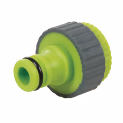 Silverline Soft-grip Tap Connector 1/2" - 3/4" Male -  tap connector softgrip silverline 12 769045 34 male