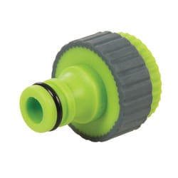 Silverline Soft-grip Tap Connector 1/2" - 3/4" Male -  tap connector softgrip silverline 12 769045 34 male