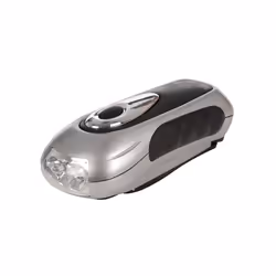 Silverline LED Wind-Up Torch - 3 LED