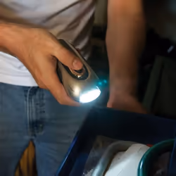 Silverline LED Wind-Up Torch - 3 LED