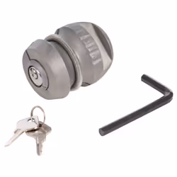Silverline Trailer Hitch Lock 50mm Dia Ball Coupling - 107667 65 x -  lock hitch trailer silverline ball coupling 107667 50mm ...