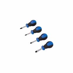 Silverline Stubby Screwdriver Set 4 Piece