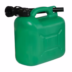 Silverline Plastic Fuel Can 5Ltr - Green