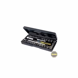 40 Piece Silverline Socket Set - 40pce - set 40pce