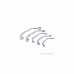 Silverline Obstruction Spanner Set 5pce 8 - 22mm - 945235 -  spanner set obstruction silverline 5pce 945235 22mm 8