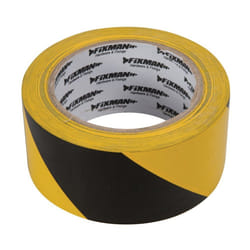 Fixman Hazard Tape 50mm x 33m Black/yellow - Hazard Tape 50mm 33m Blackyellow -  hazard tape fixman 50mm 33m blackyellow 190195 yellowblack