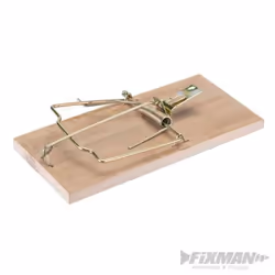 Fixman Hardwood Rat Trap 175mm - rat trap large reusable rodent mouse extra heavy duty quality catching hardwood 175mm fixma ...