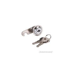 32mm Nickel Plated Cam Lock - Silverline 218311 -  cam lock 32mm silverline 218311