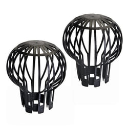 Pack Of 2 Downpipe Filter Guard - 2pk Silverline 225800 -  filter guard 2pk silverline downpipe 225800
