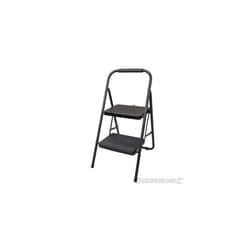 Silverline Step Ladder 430mm 2-tread - 226092 150kg Capacity -  ladder step silverline 226092 150kg capacity