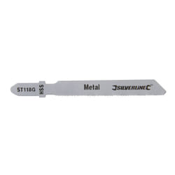 Silverline 50mm HSS Metal Jigsaw Blades Pack x5 - Thin Straight Cut
