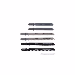 Silverline 75mm / 50mm Metal & Wood Jigsaw Blades Pack x30 - 6 Cut Types