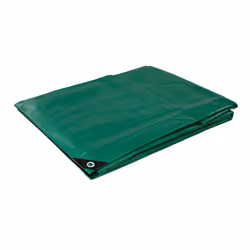 Silverline Heavy Duty Tarpaulin - Cut 4 x 10m / Actual 3.85 x 9.9m