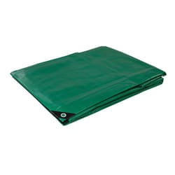 Silverline Heavy Duty Tarpaulin - Cut 4 x 10m / Actual 3.85 x 9.9m