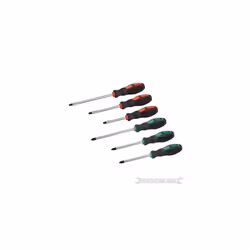 Silverline General Purpose Screwdriver Set 6pce 6pce - 6pce set general purpose screwdriver silverline 244458