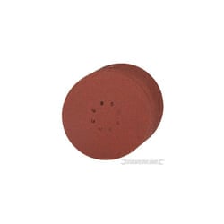Silverline Hook & Loop Discs Punched 225mm 10pk 225mm 60 Grit - Sanding 274762 -  discs punched hook loop grit 225mm 60 silverline 10pk sanding 274762