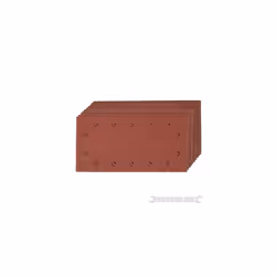 10pc Hook & Lop 1/2 Sheets - x Loop Punched 12 Silverline 10pce Grit Assorted - x sheets hook loop punched 12 silverline 10p ...