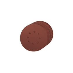 Silverline Hook & Loop Discs Punched 150mm 10pce 150mm 4 x 60, 2 x 80, 120, -  hook loop discs punched 150mm x silverline 10pce sanding grit 882789