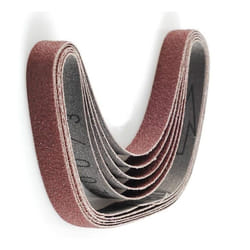 Silverline Sanding Belts 13 x 457mm 5pce 40, 60, 2 x 80, 120g -  x sanding belts 13 457mm silverline 5pce 60 2 80 40 120g grit 910232 assorted