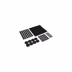 Fixman Self-adhesive Pads Set 125pce 125pce Black - Pads 125pce Set -  pads 125pce set selfadhesive black fixman furniture fe ...