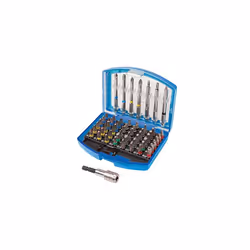 Silverline Colour-coded Bit Set 56pce 56pce - Colourcoded 846154 - 56pce bit set colourcoded silverline 846154
