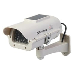 Silverline LED Solar Powered Dummy Cctv Camera