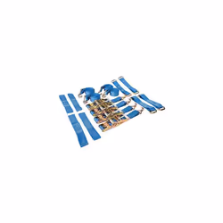 Silverline 911664 2000kg Capacity Car Transporter Tie-down Set Alloy And Steel -  set car transporter alloy steel tiedown whe ...