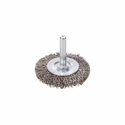 Silverline Power Drill 50mm Crimped Steel Wire Wheel Brush