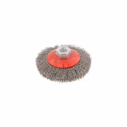 Silverline Angle Grinder 100mm Crimped Stainless Steel Wire Bevel Brush