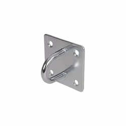 Fixman Chain Plate Galvanised Staple 50mm x 50mm Eg - 50mm chain plate galvanised staple x fixman eg steel eye cable boat me ...