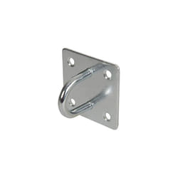 Fixman Chain Plate Galvanised Staple 50mm x 50mm Eg -  50mm chain plate galvanised staple x fixman eg steel eye cable boat metal