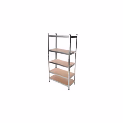 Silverline Boltless Freestanding Shelving Unit 5-tier - 666247 5tier Storage - boltless shelving unit silverline freestandin ...