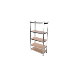 Silverline Boltless Freestanding Shelving Unit 5-tier - 666247 5tier Storage -  boltless shelving unit silverline freestanding 666247 5tier storage