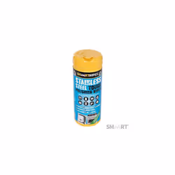 40pk Stainless Steel Polishing Wipes - Tough Smaart Cleaning 320591 - wipes stainless steel 40pk polishing tough smaart clea ...