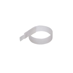 Fixman 849309 Hook & Loop Cable Ties 10pk 150mm White - Black (1-piece) - -  cable hook loop ties 10pk 150mm white fixman 849309 silverline 25mm wide
