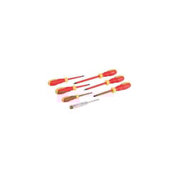 Silverline Vde Soft-grip Electricians Screwdriver Set 7pce -  vde set electricians screwdriver silverline 928227 softgrip 7pce