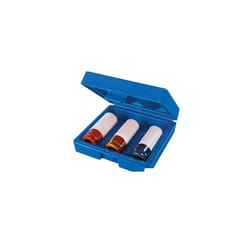 Impact Alloy Wheel Nut Socket Set 3pce - 1/2&quot; / 17, 19 & 21mm