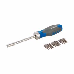 Silverline 12-in-1 Multi-Bit Ratchet Screwdriver - 12-in-1